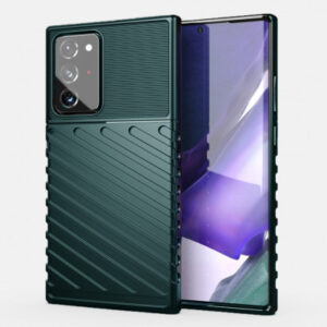 غطاء حماية اخضر داكن واقي للصدمات بتصميم رائع لحماية جهاز Samsung Galaxy Note 20