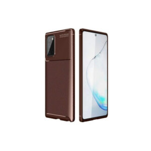 غطاء كربون فخم بني بتصميم رائع وأنيق لحماية جهاز  Samsung Galaxy Note 20